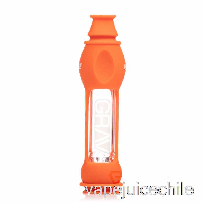 Vape Chile Grav Octo-taster Con Piel De Silicona Naranja Escarlata
